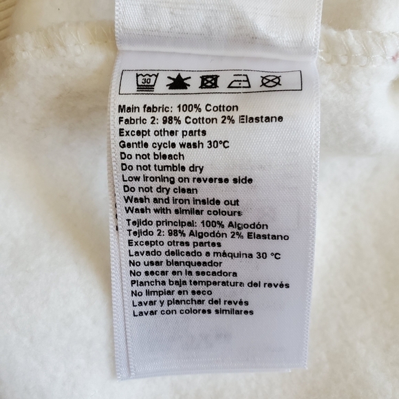 New BA&SH Tarah True Life Graphic Cotton Off White Sweatshirt Large /8 US /3 EU - Picture 13 of 13
